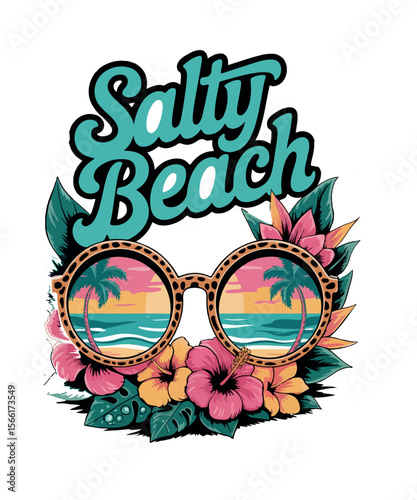 Salty beach