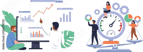 Business analysis and time management for success with data driven insights