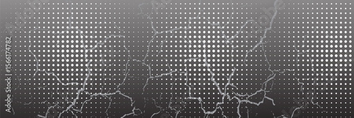 Halftone Square Pixels Pattern. Faded Shade Background. Grid Gradation BG. Black Screentone Diffuse Background. Overlay Texture. Abstract Pattern for Design Comic Prints. Vector