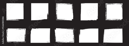 Grunge squares. Square Grunge Background. Nine grunge stamp. 