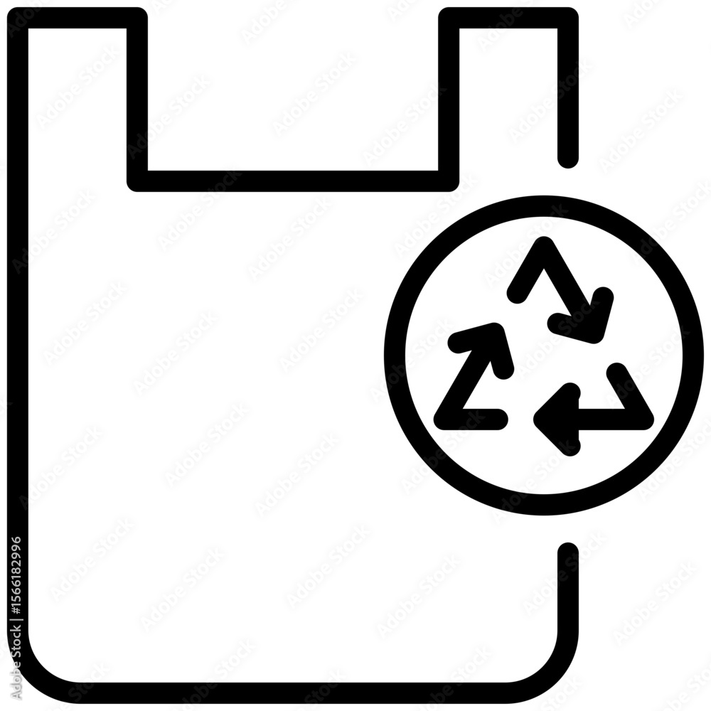 Recycled plastic icon for ecology and environment, business, website, application, printing, document, poster design, etc Recycled plastic icon for ecology and environment, business, website, application, printing, document, poster design, etc