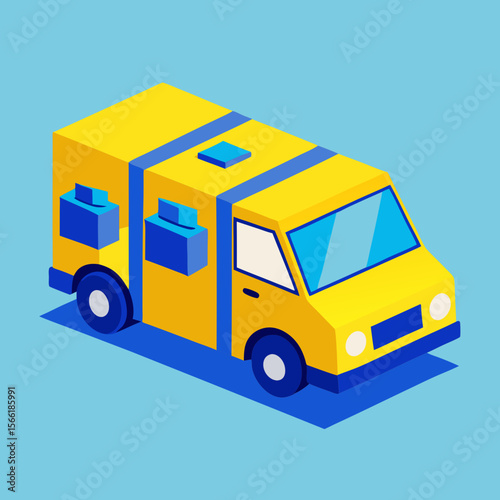 yellow toy car
