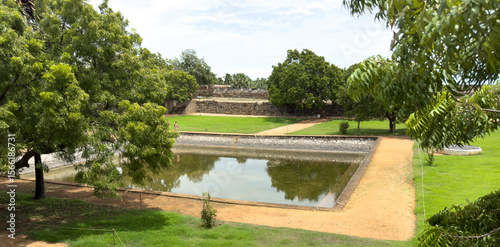 Vast complex of Vattakottai Fort which is a majestic fort constructed during the reign of the erstwhile kingdom of Travancore, Kanyakumari district, Tamil Nadu