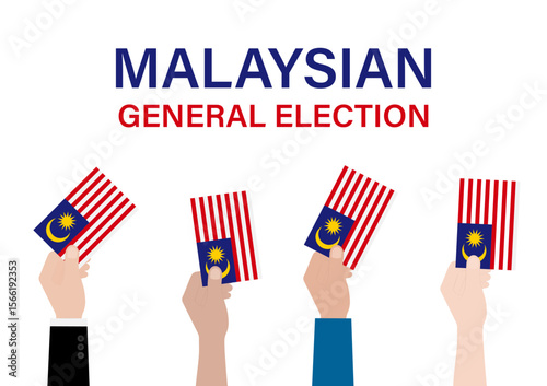 Election in Malaysia. Election Concept. Vector Illustration.	