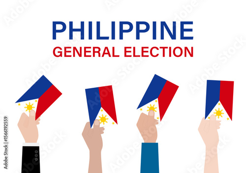 Election in the Philippines. Election Concept. Vector Illustration.	