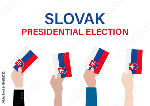 Election in Slovakia. Election Concept. Vector Illustration.