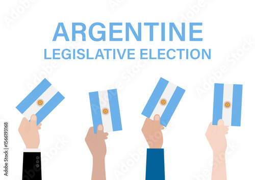 Election in Argentina. Election Concept. Vector Illustration.