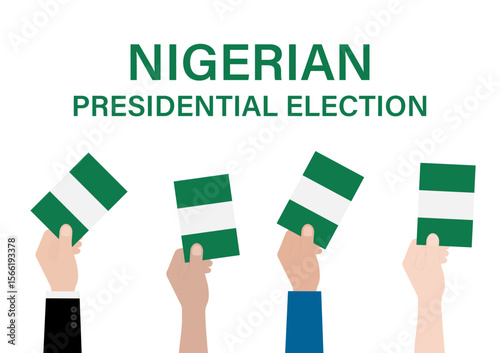 Election in Nigeria. Election Concept. Vector Illustration.