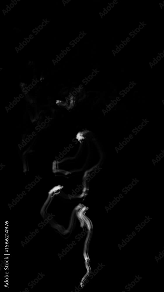 White smoke effect on transparent background White smoke effect on transparent background