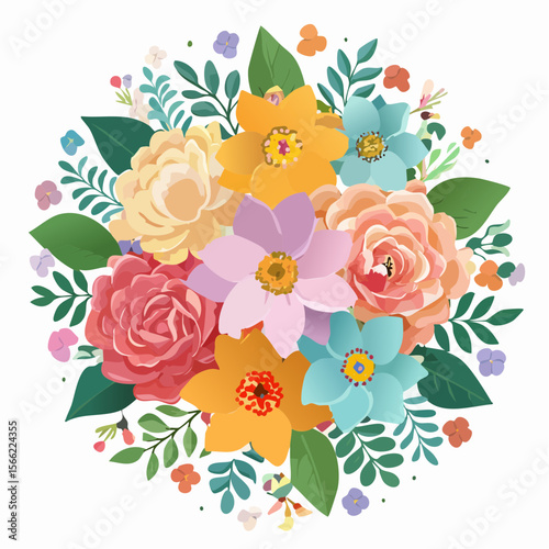 The world of flowers 