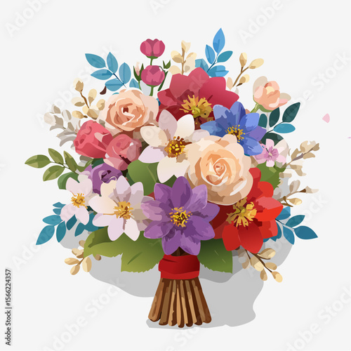 The world of flowers 