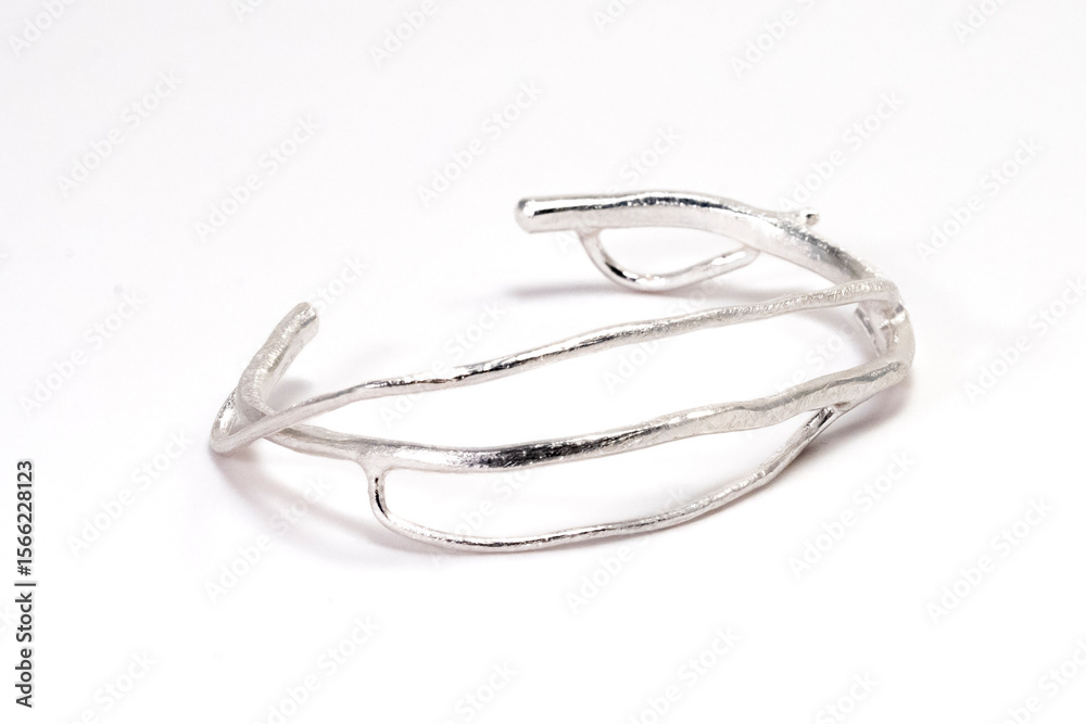 Naklejka premium jewelry handmade gold silver hands bracelet earring ring collar