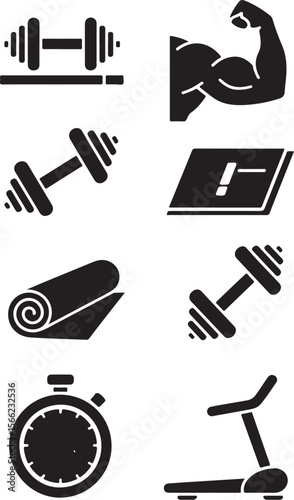 Muscle Workout Icons


