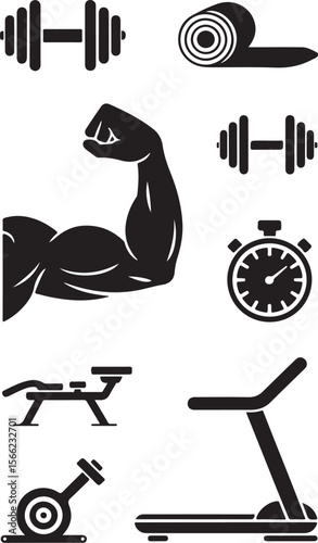Muscle Workout Icons


