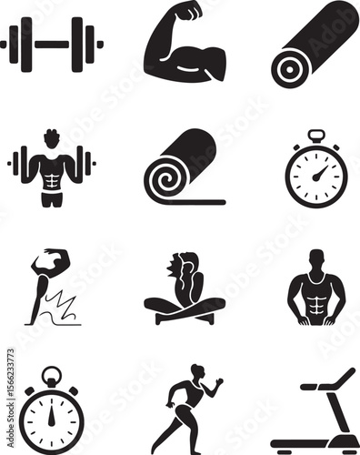 Health & Gym Icons Pack

