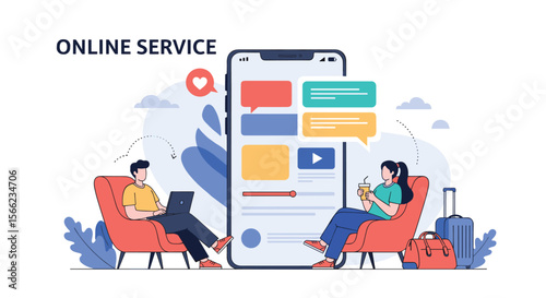 Digital Support Customer Interaction Technology Convenience Connection Communication Assistance Applications Platform Solutions Management Tools Engagement