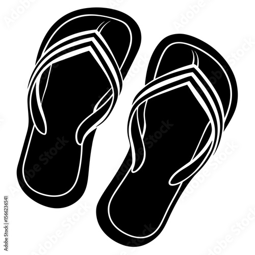 flip flops vector