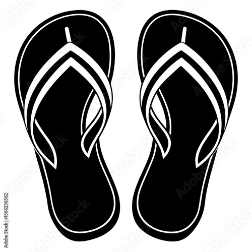 flip flops vector