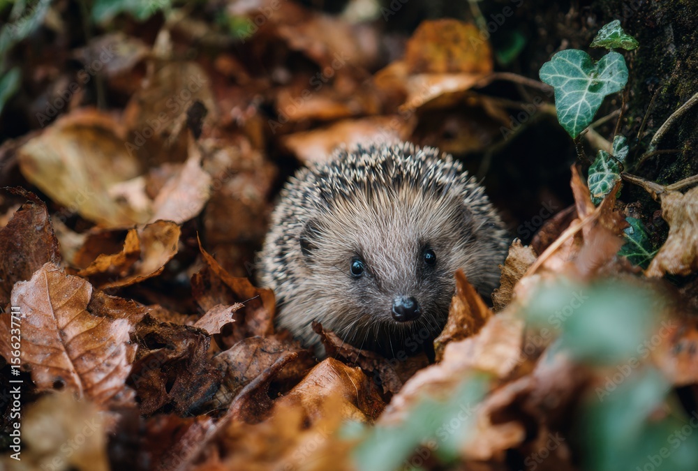 Fototapeta premium hedgehog in the forest