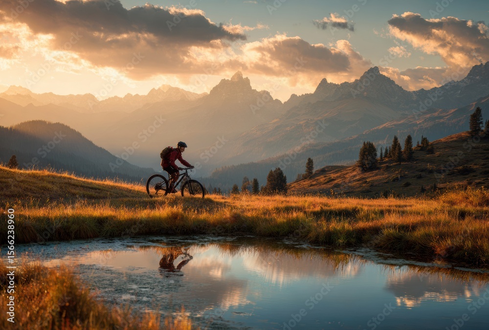 Obraz premium mountain bike ride