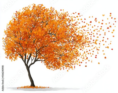 tree with autumn leaves
