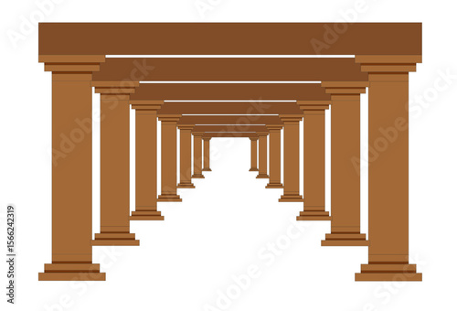 A Brown gate of Buldings