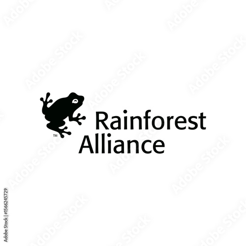 Rainforest Alliance TM Sign Icon Vector