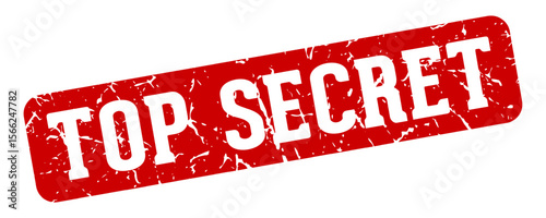 top secret rectangular sign. top secret stamp