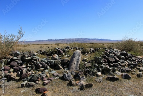 Zagal Baatar kurgan is located in Darvi district of Khovd province of Mongolia. It is a Bronze Age kurgan and a tomb for nobles.