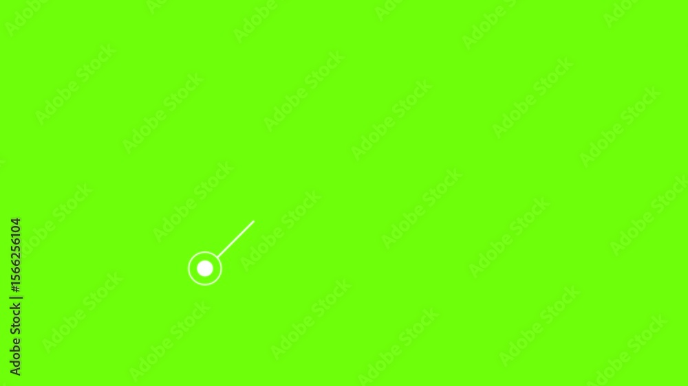 Animation Call Out No Title, HUD elements animation on green screen background