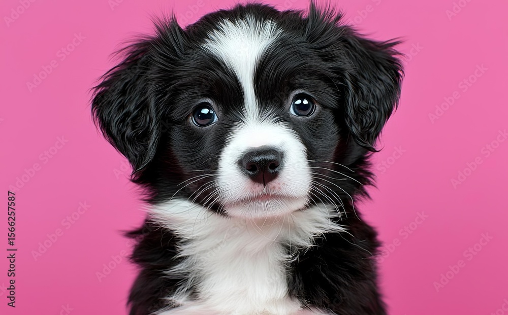 Fototapeta premium Beautiful chihuahua dog. Animal portrait. Stylish photo. Pink background. Collection of funny animals , isolated on white background, , copy space, copy space for text,