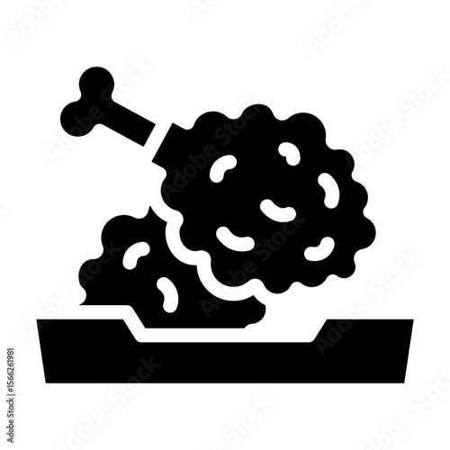 fried chicken icon