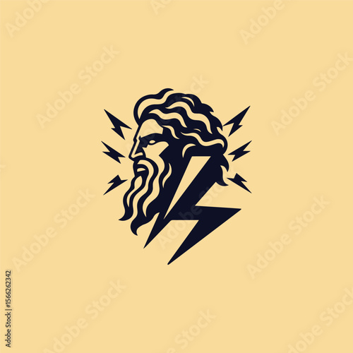 Zeus god logo
