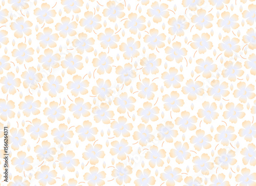 Seamless ethnic summer floral Design print