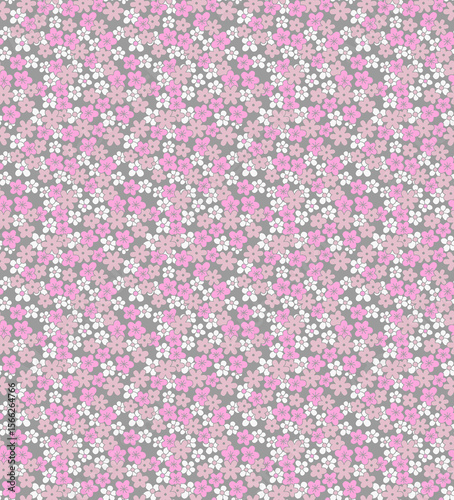 Seamless ethnic summer floral Design print