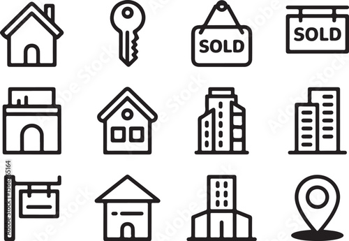 Real Estate Icon Pack

