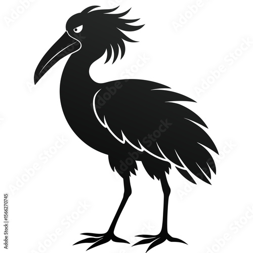vector illustration of a bird