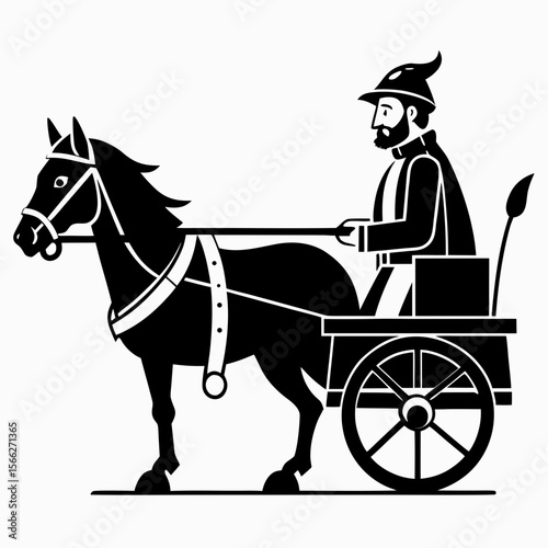 horse carriage and horse