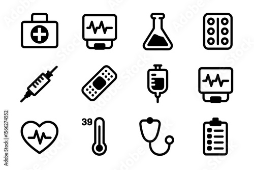 Medical Healthcare Icons Set