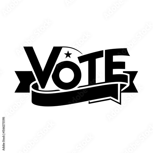 Sticker design of vote