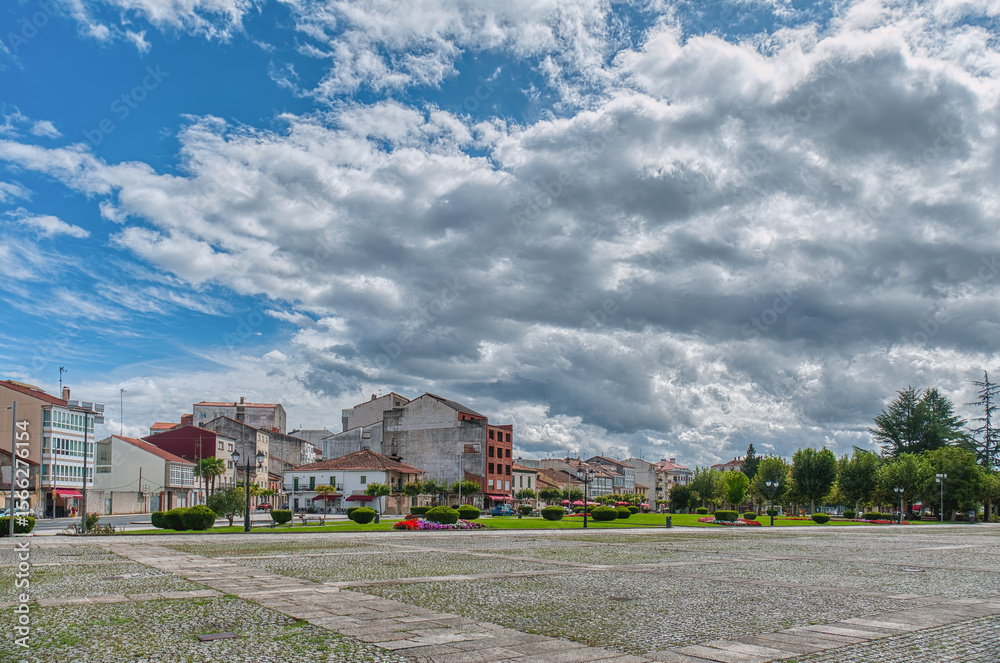 Fototapeta premium Monforte de Lemos is a city and municipality located in the south of the province of Lugo, in the autonomous community of Galicia.