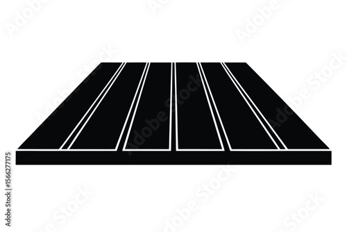 wooden floorboard vector icon