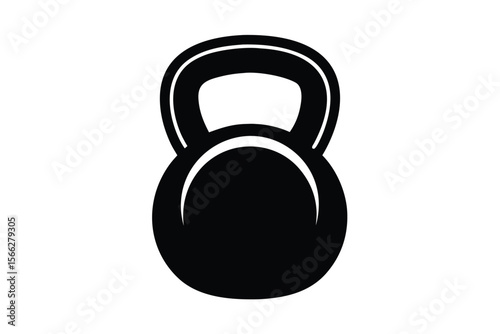kettlebell vector icon