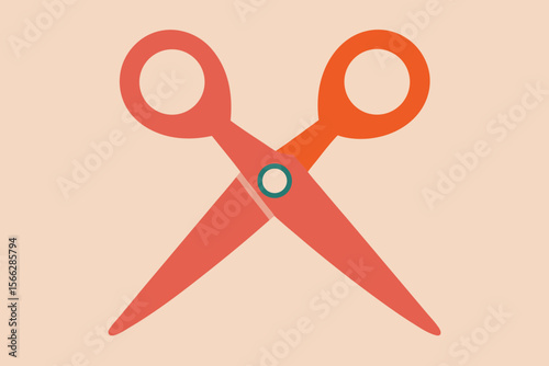 The Basic Shape Of A Pair Of Scissors For A Simple And Clean School Or Craft Icon