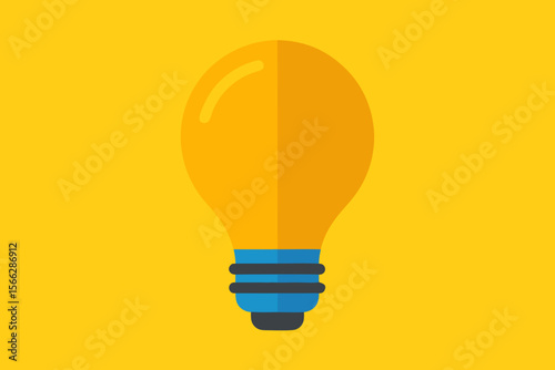 A Basic Lightbulb Shape For A Simple And Clean Idea Or Energy Themed Icon