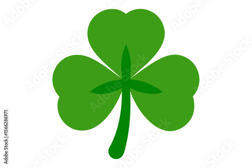 A Simple Shamrock Shape For A Clean And Minimalist Luck Or St Patrick Themed Icon