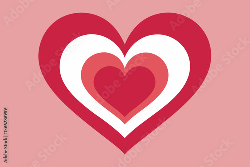 A Basic Heart Shape Arrangement For A Simple And Clean Love Or Valentine Themed Icon