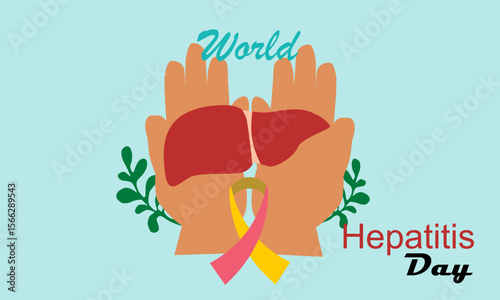 Two Open Palms World Hepatitis Da Blue