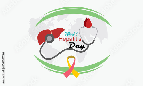 World Hepatitis Day With Stethoscope
