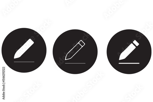 Car icon set in linear style. Transport symbol. Vector illustration.